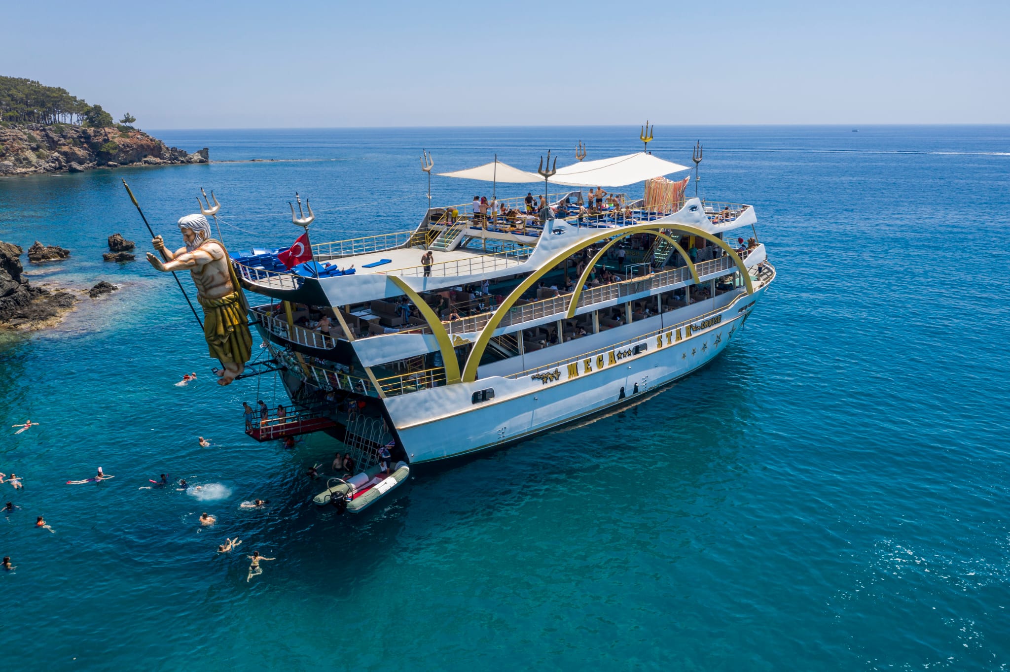 Pirate yacht in Kemer MegaStar